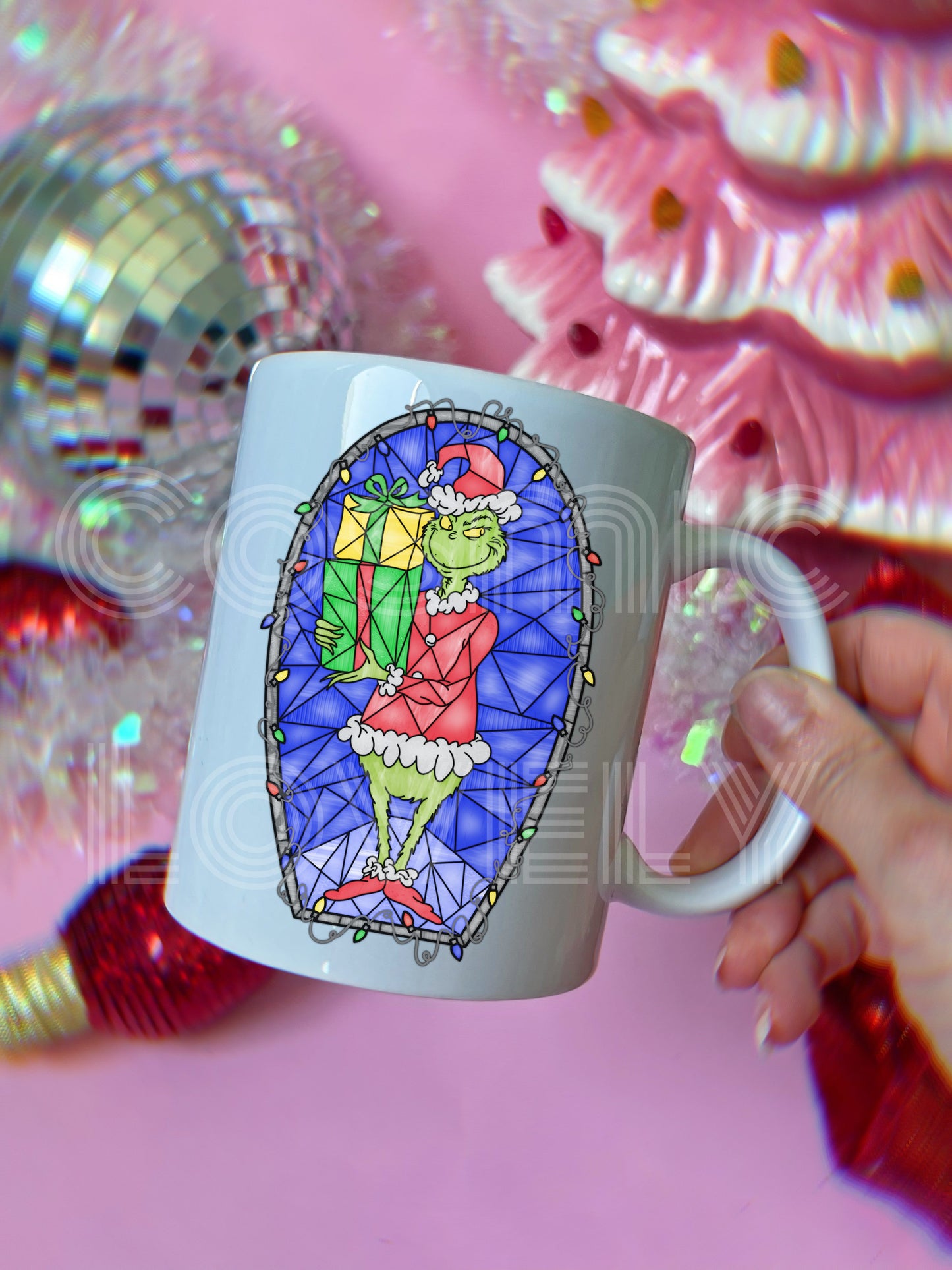 Stained Glass GRlNCH 12oz Mug