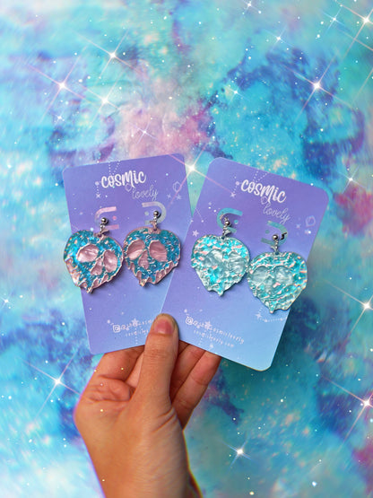 Icy Poison Apple Earrings