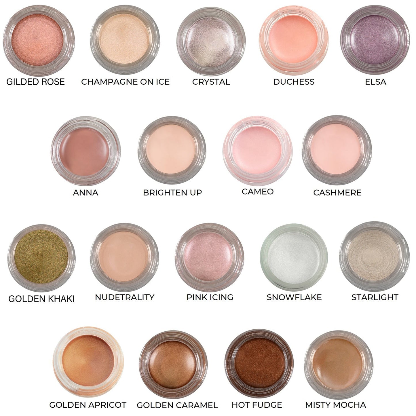 Starlight Any Wear Creme - A Waterproof Multi-tasking creme to powder product for eyes, cheeks & lips. Can be worn anywhere
