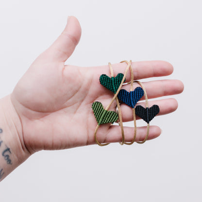 Heart Macrame Adjustable Bracelet