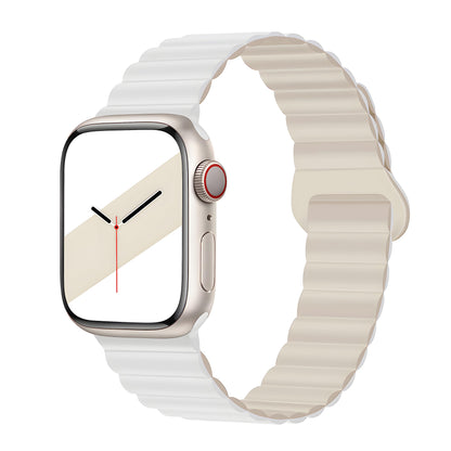 Silicone Magnetic Snap-ring Buckle Watch Strap