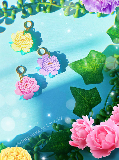 Peony Earrings