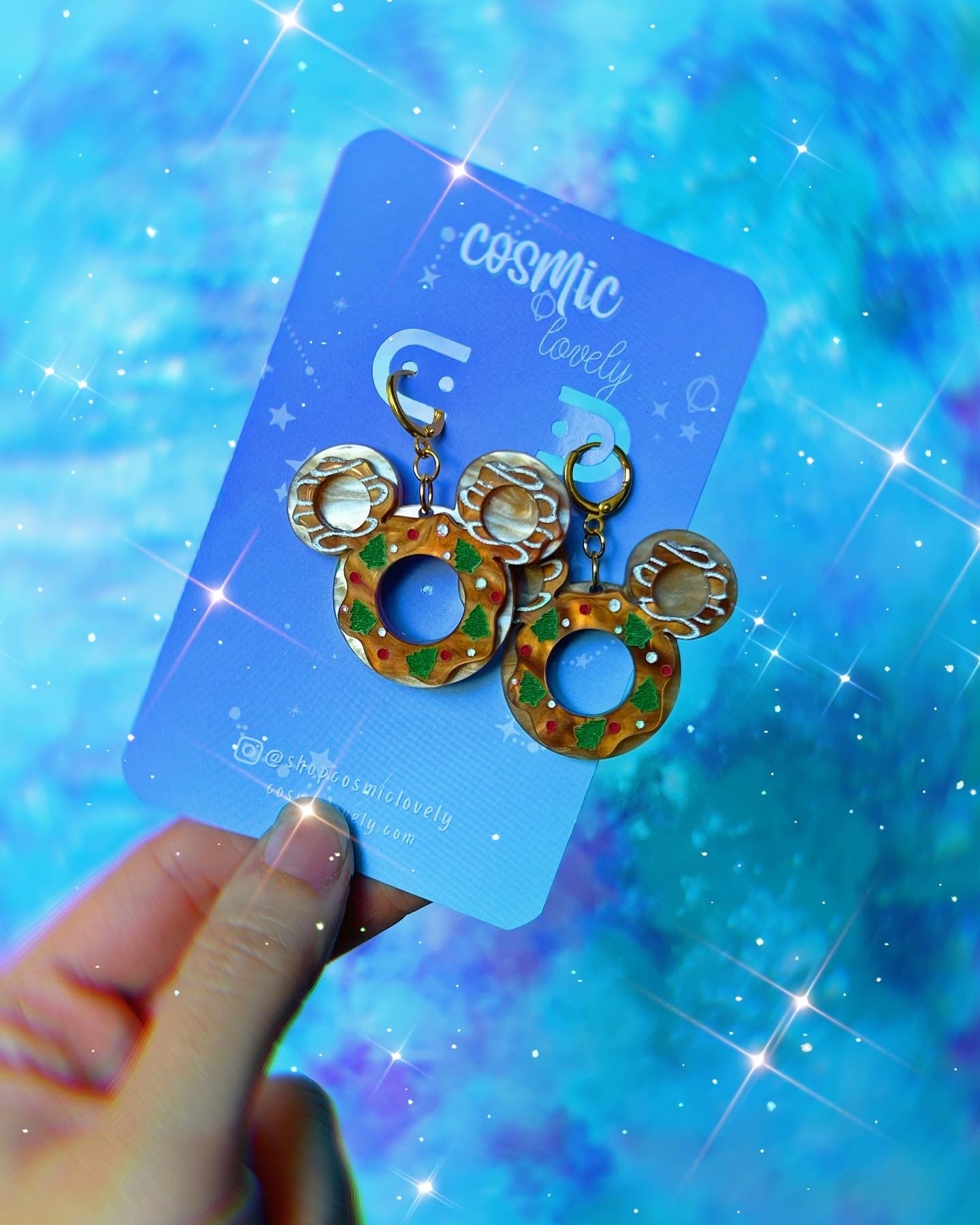 Mousey Christmas Treats Earrings