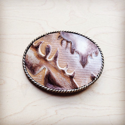 **Rope Edge Sienna Laredo Leather Belt Buckle 901tt