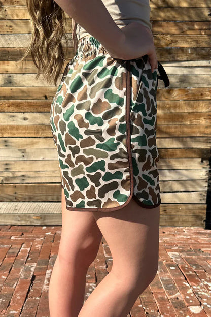 *LONG Camo Stand Down Shorts