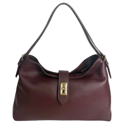 THE CLARA LEATHER SLOUCH BAG