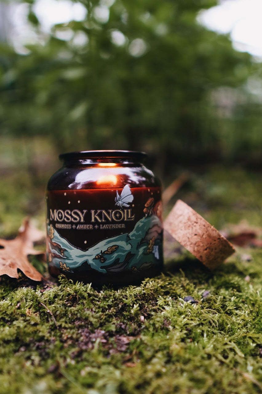 Mossy Knoll | 8oz Apothecary Soy Candle