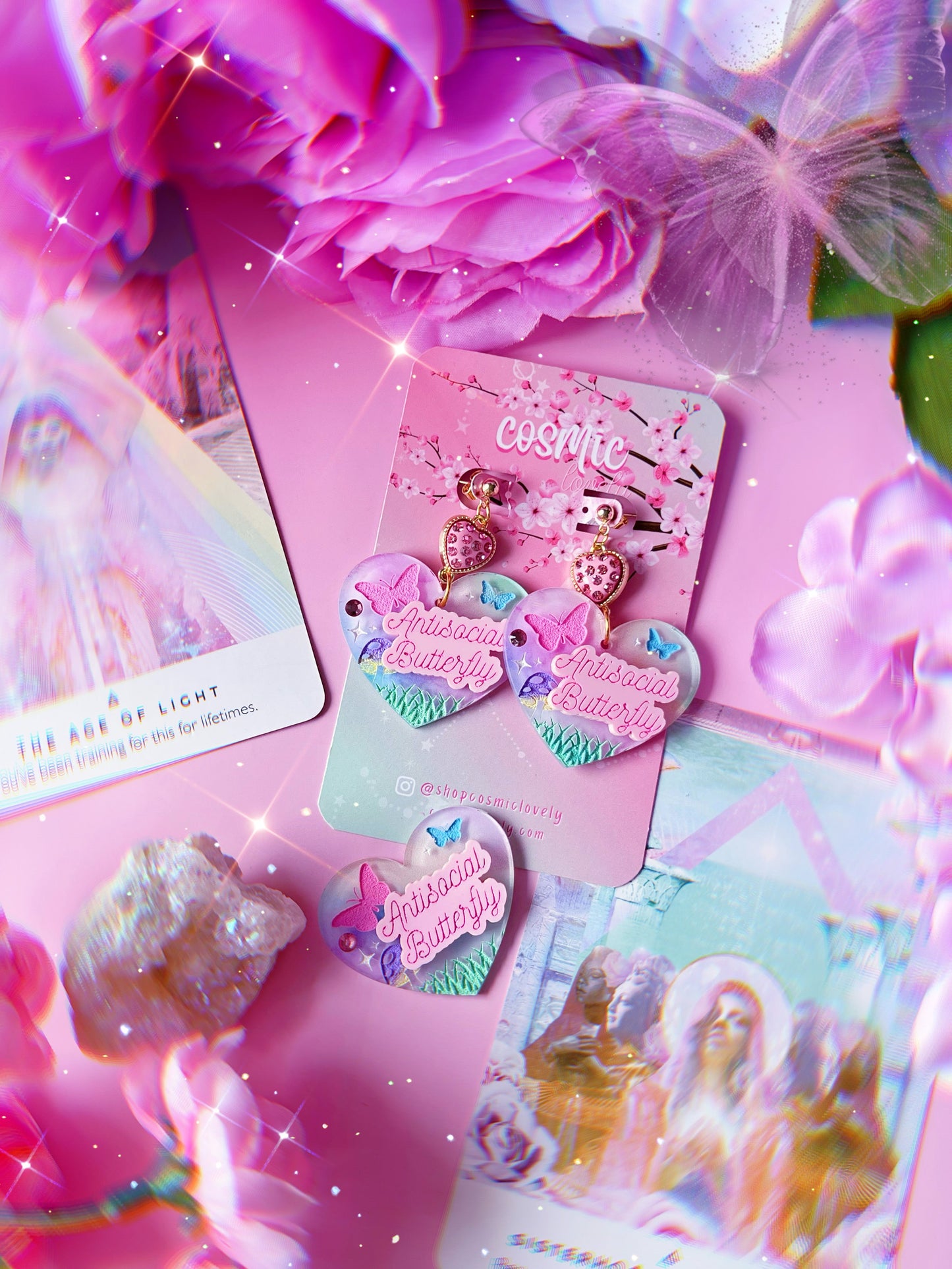 Anti Social Butterfly Earrings