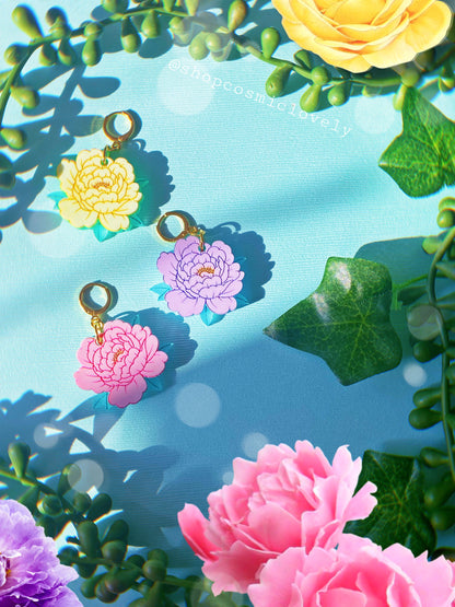 Peony Earrings