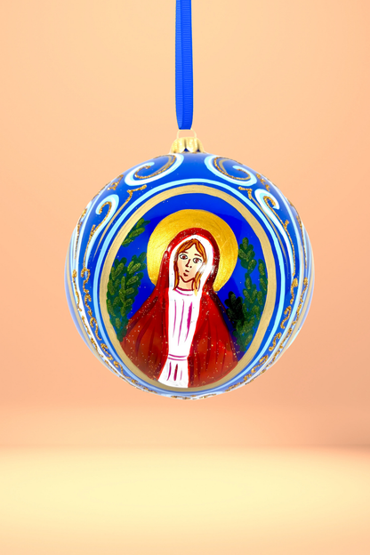 Byzantine Holiday Glass Bauble - Basilica