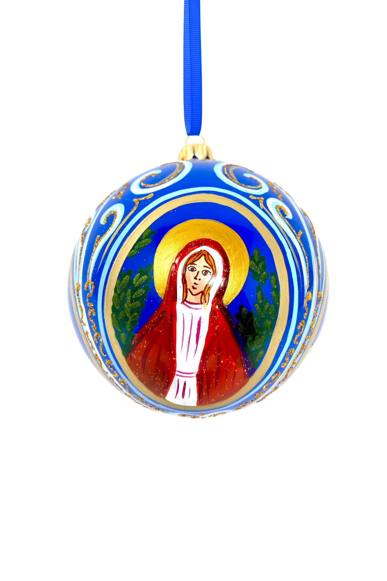 Byzantine Holiday Glass Bauble - Basilica