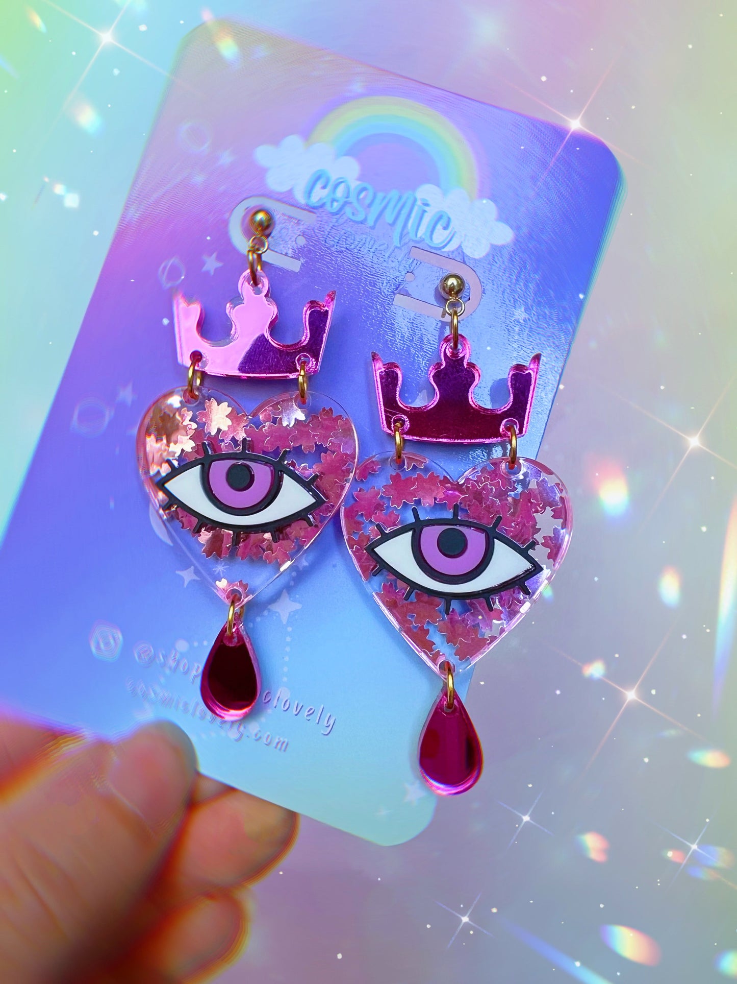 Cherry Blossom QUEEN earrings