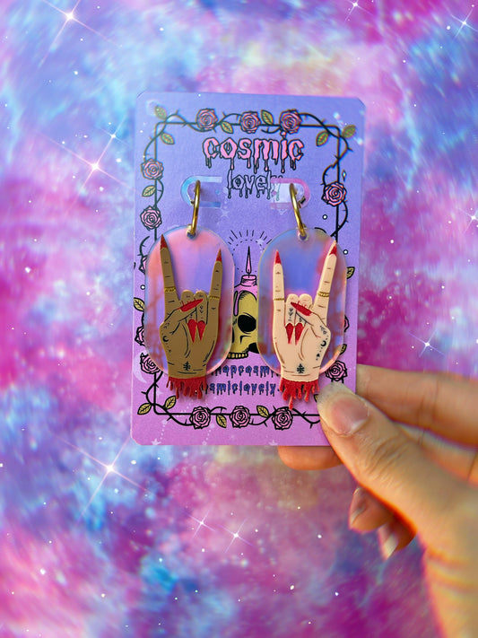 Raise Your Horns Earrings