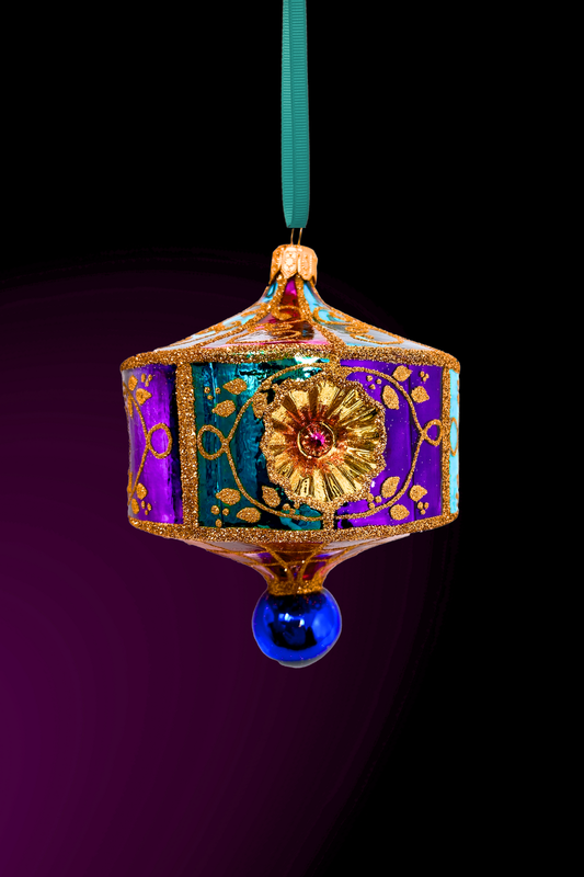 Palazzo Bellezza Glass Christmas Ornament