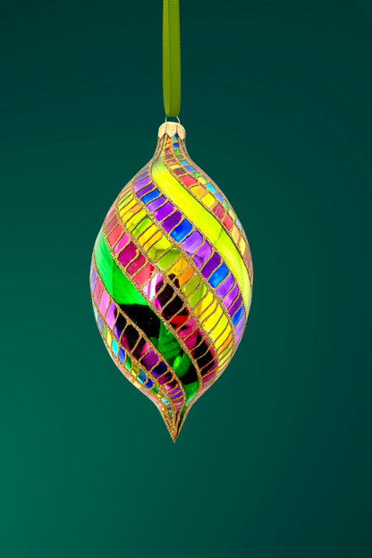 Big Money Spinner Glass Ornament