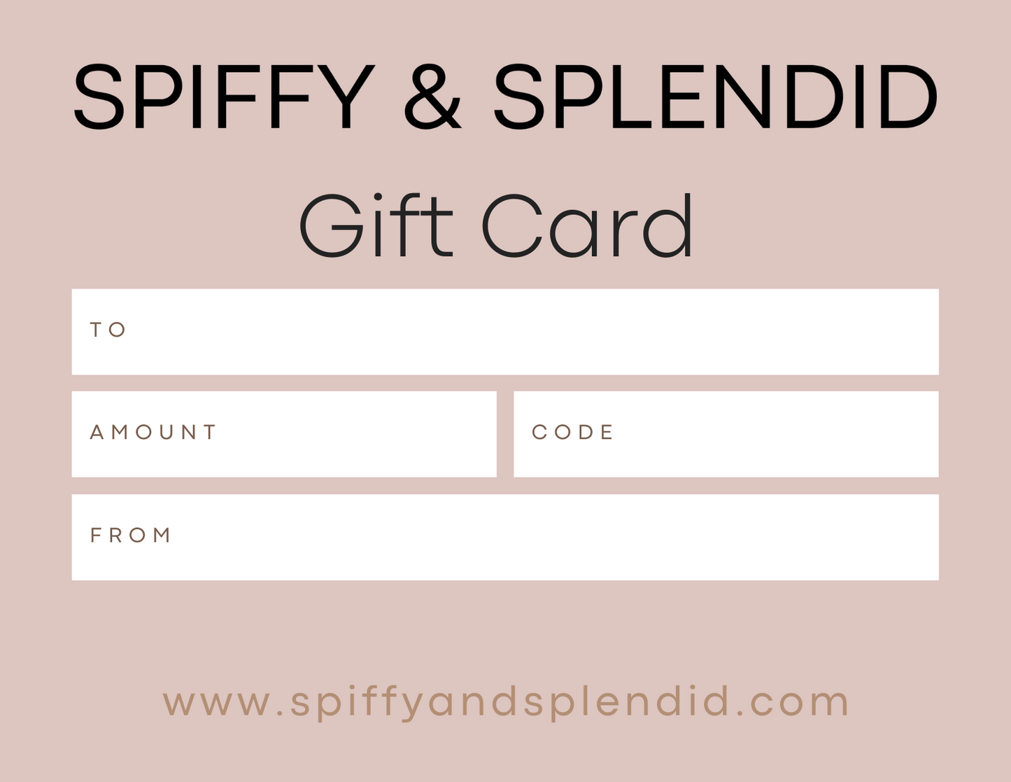 Digital Gift Card