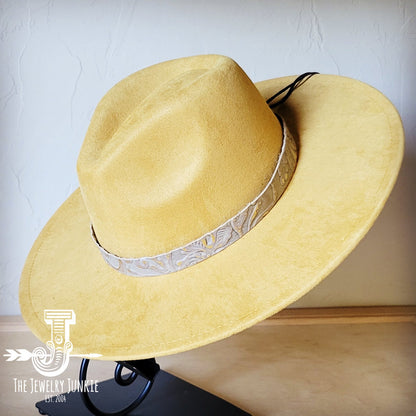Gilded Cowboy  Embossed Leather Hat Band Only 950m