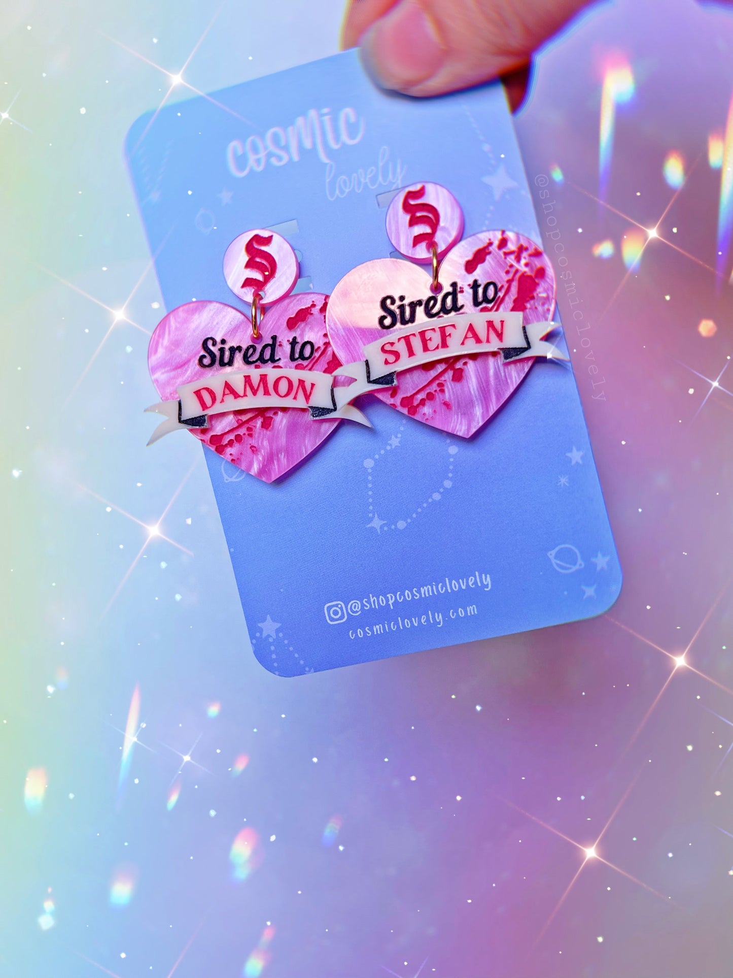 Sired: TVD Heart Earrings