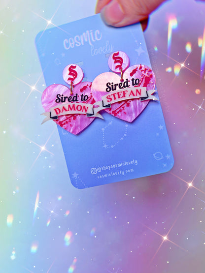 Sired: TVD Heart Earrings