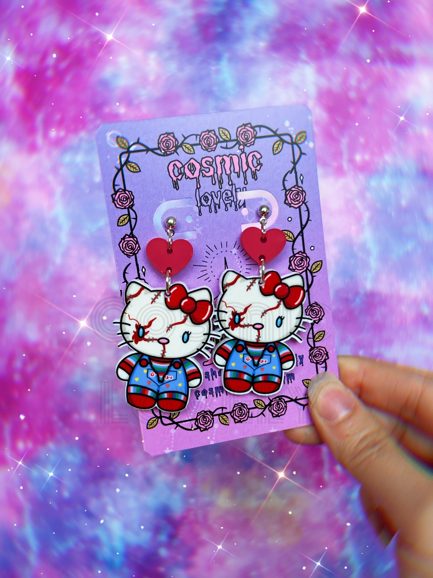 Halloween Horror Kitty Earrings & More