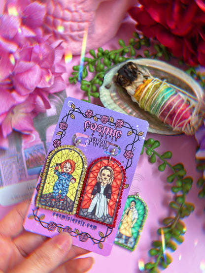 Spooky Guys Arch Earrings