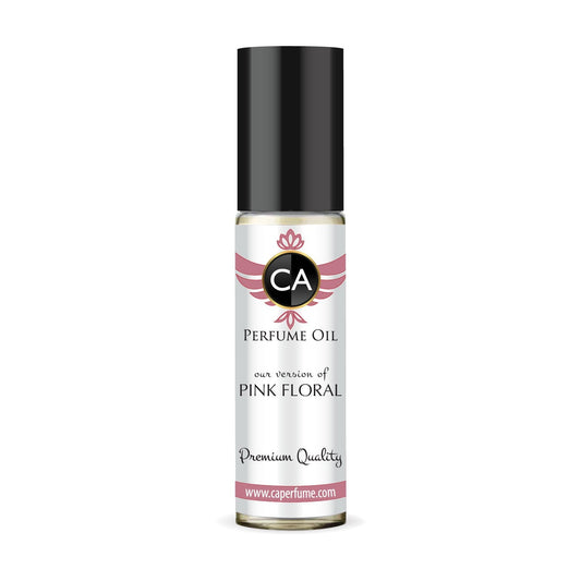 445- Pink Floral Body Oil Roll-On