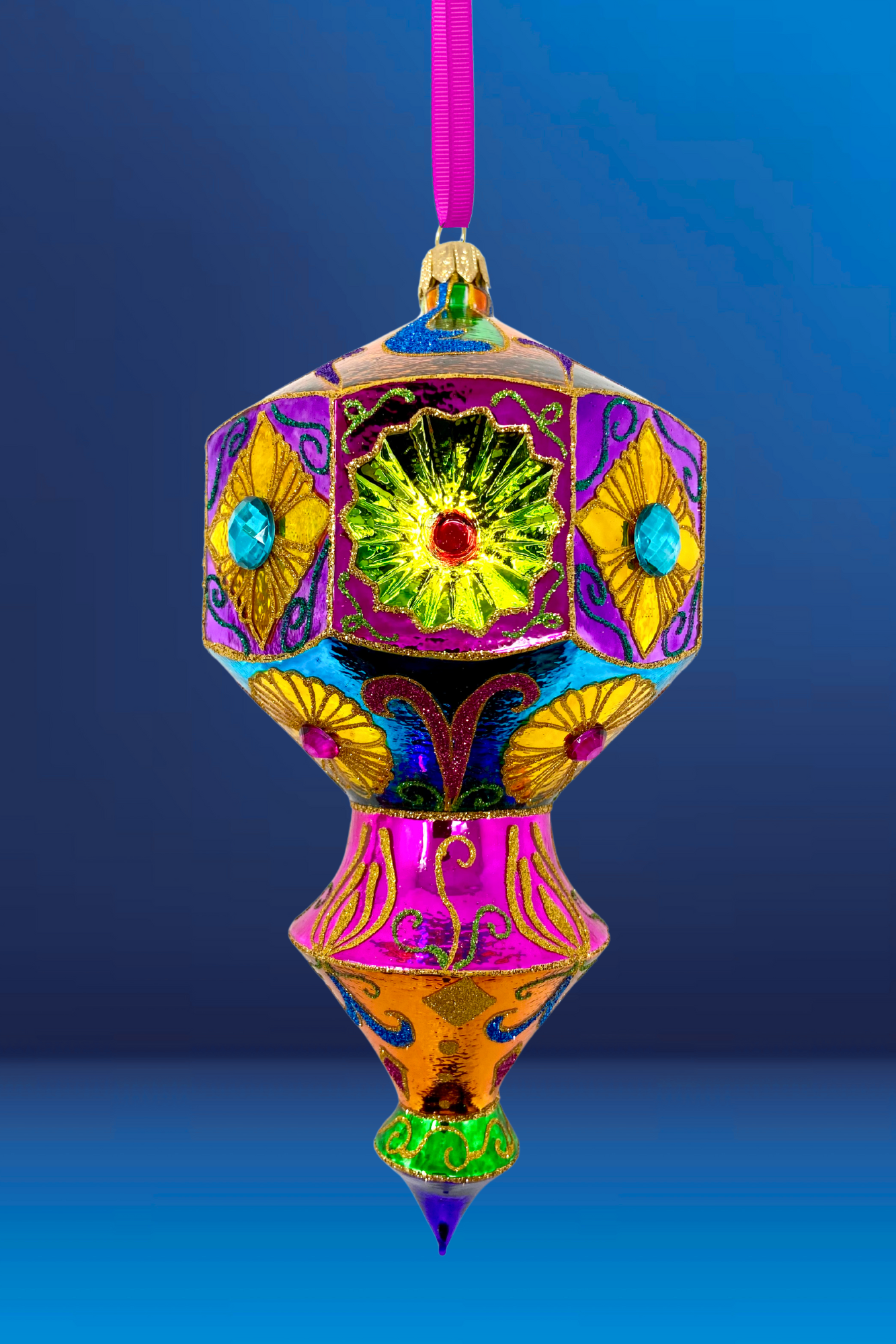 Carretto Prisma Glass Christmas Ornament