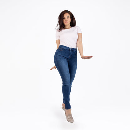 Signature Style Med Wash Denim Jeans