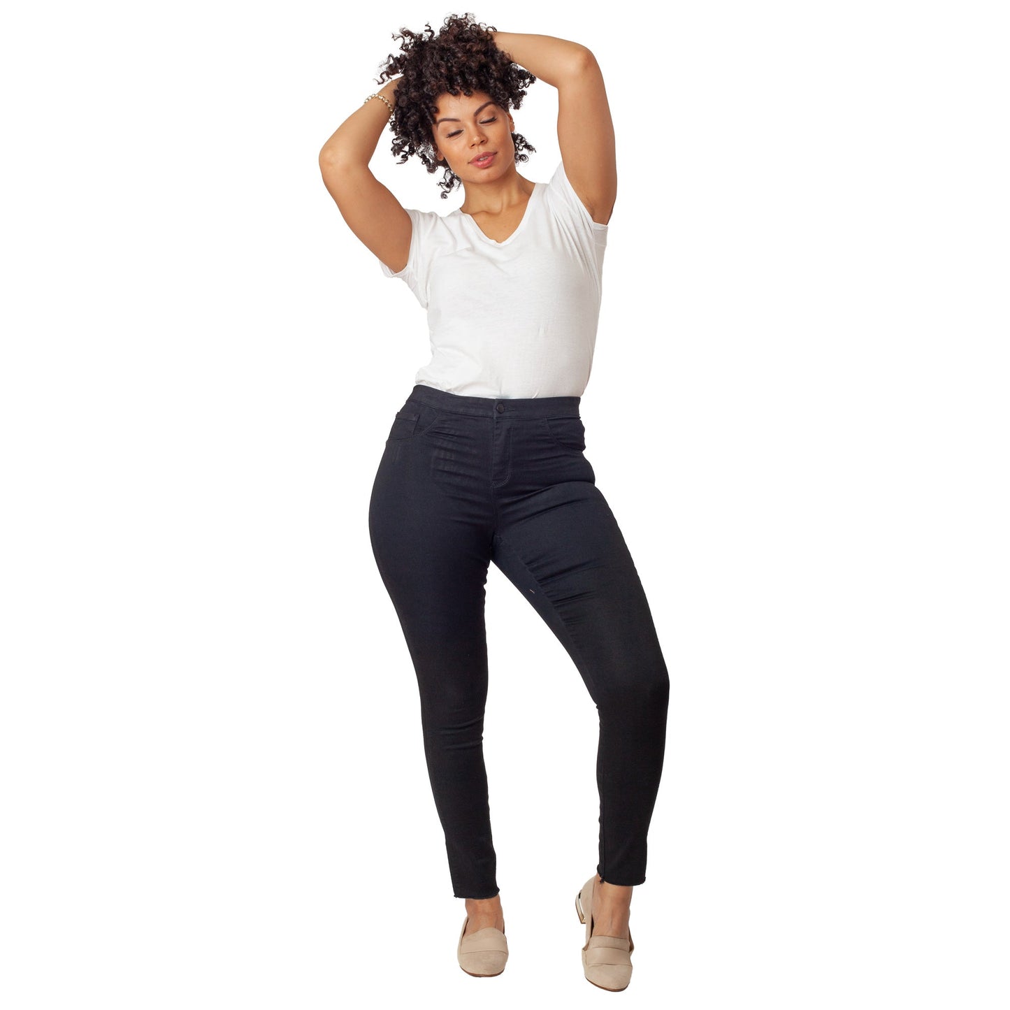 Jet Black Jeans Basic Signature Style