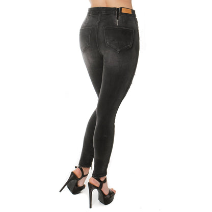 Ripped Leg Jeans Denim Fashion Style