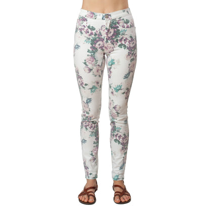 Printed Skinny Jeans Basic Signature Style