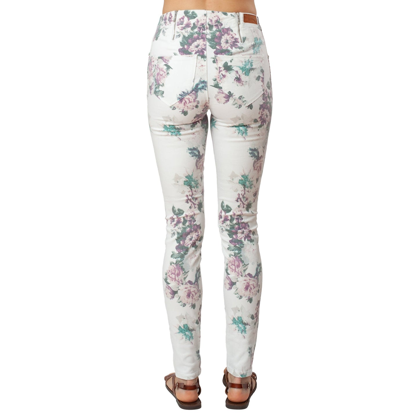 Printed Skinny Jeans Basic Signature Style