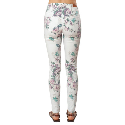 Printed Skinny Jeans Basic Signature Style