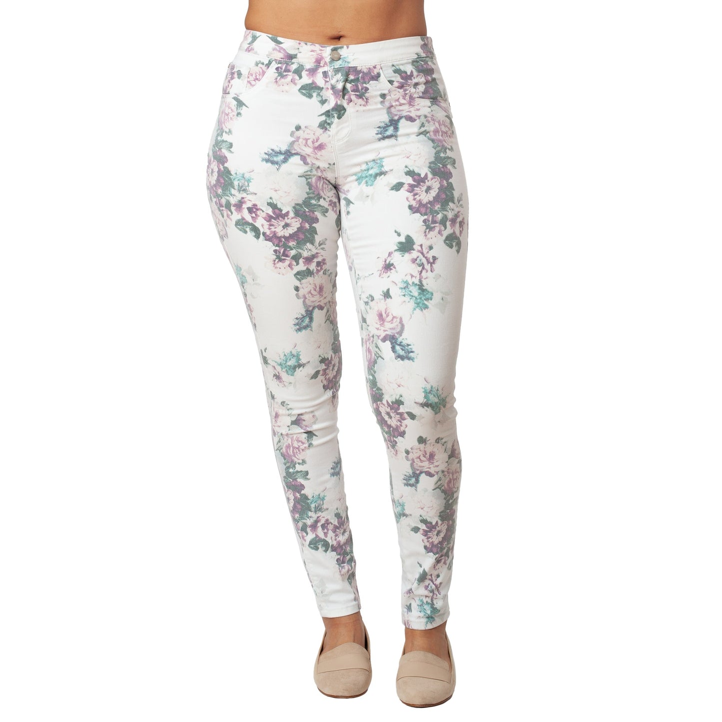 Printed Skinny Jeans Basic Signature Style