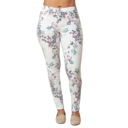 Printed Skinny Jeans Basic Signature Style