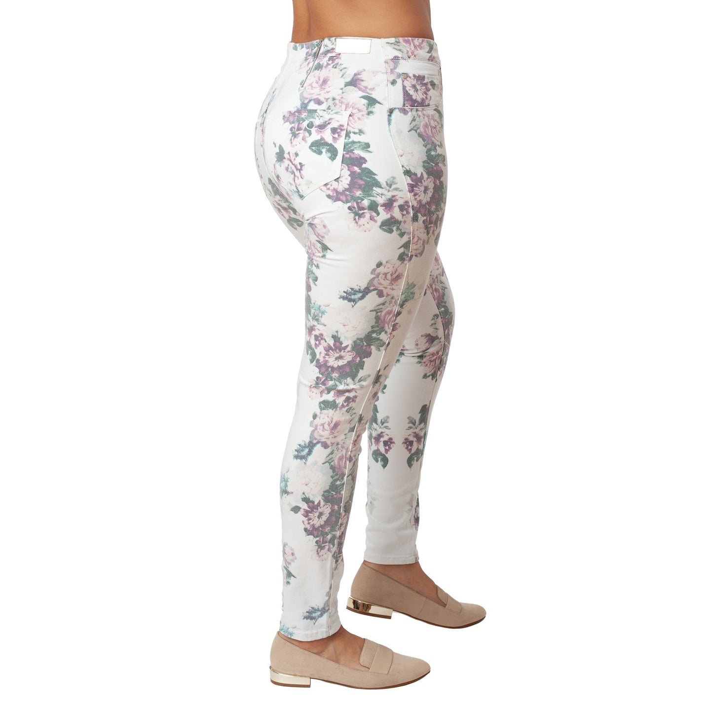 Printed Skinny Jeans Basic Signature Style