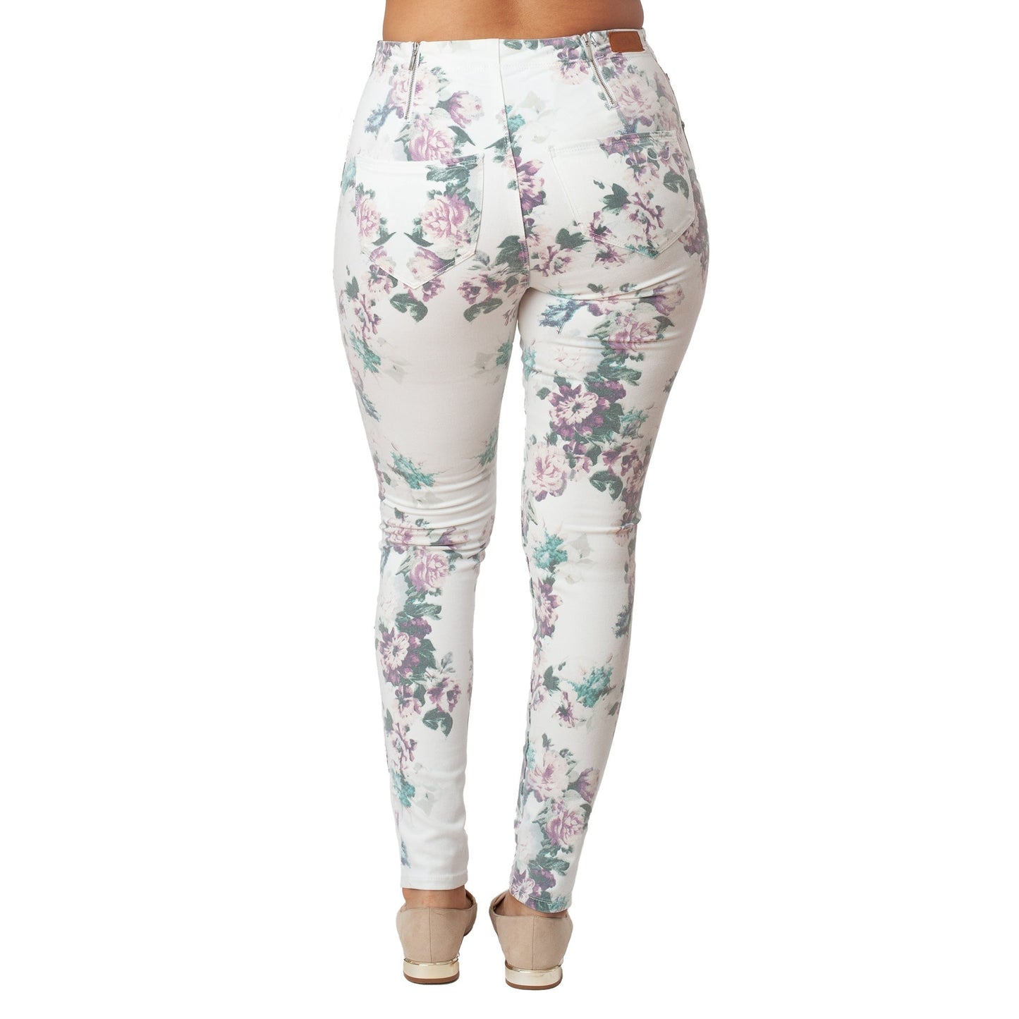 Printed Skinny Jeans Basic Signature Style