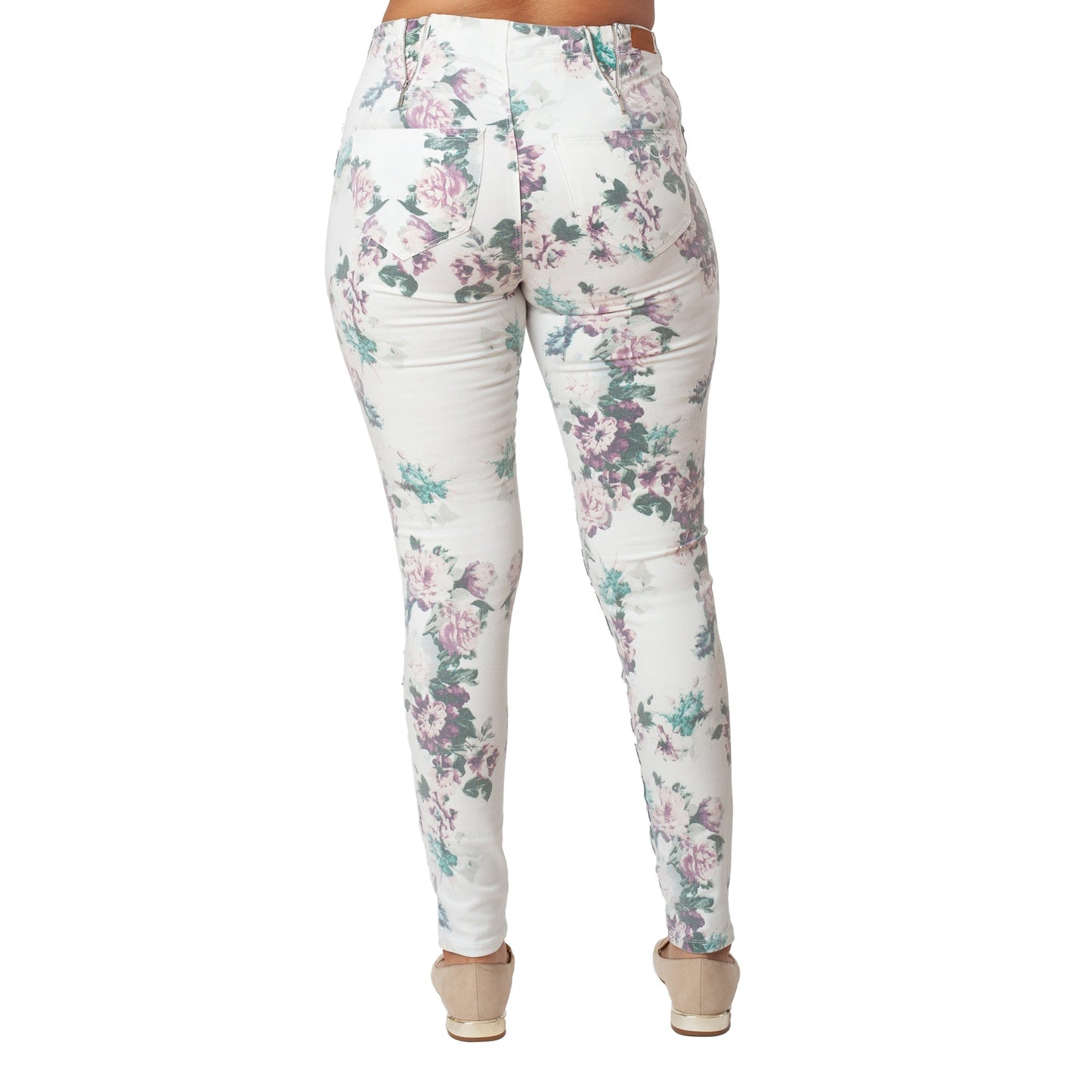 Printed Skinny Jeans Basic Signature Style