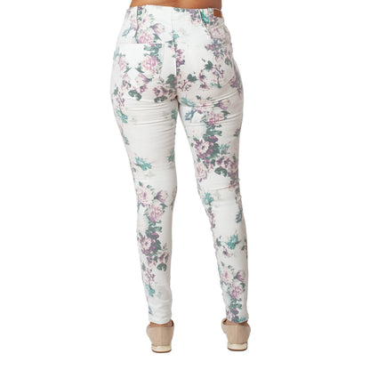 Printed Skinny Jeans Basic Signature Style