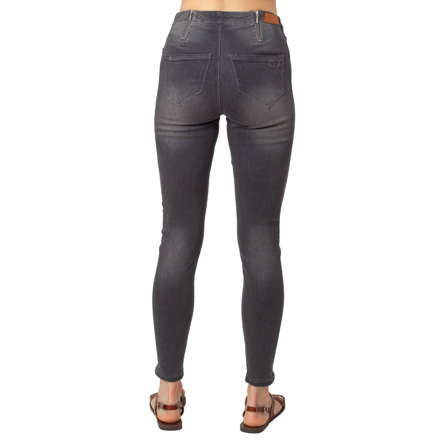 Fashion Style Ripped Leg Jeans