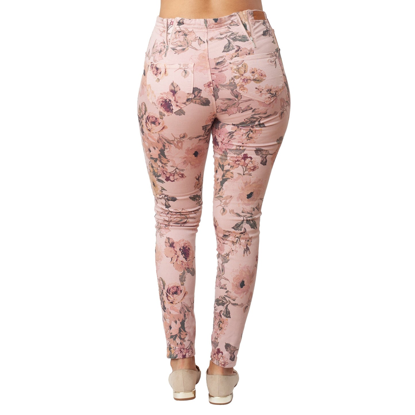 Printed Skinny Fit Jeans Basic Signature Style