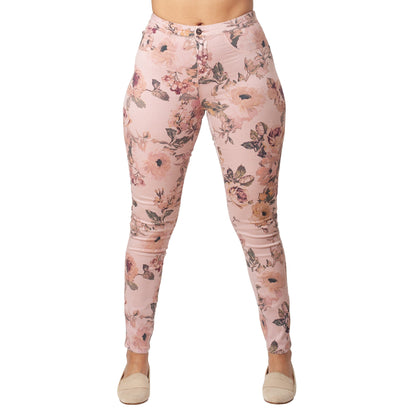 Printed Skinny Fit Jeans Basic Signature Style