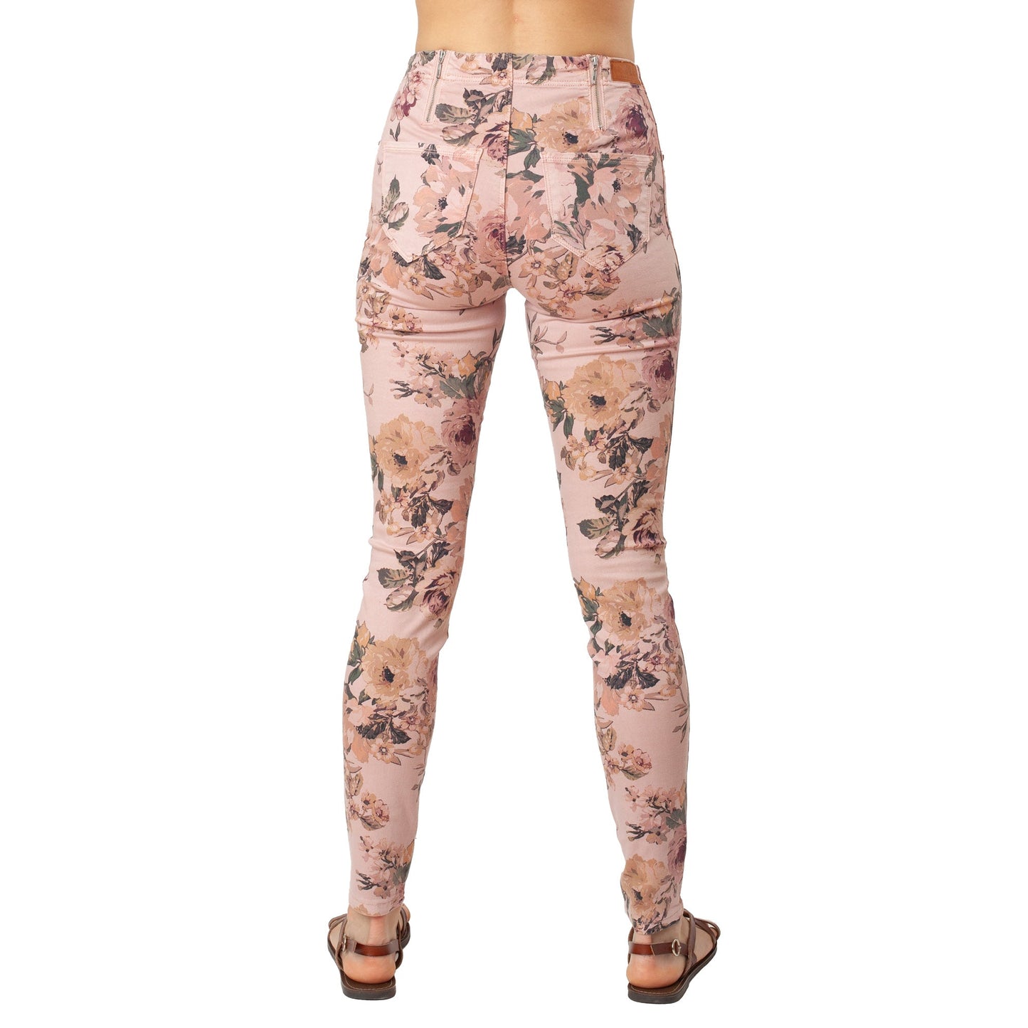 Printed Skinny Fit Jeans Basic Signature Style