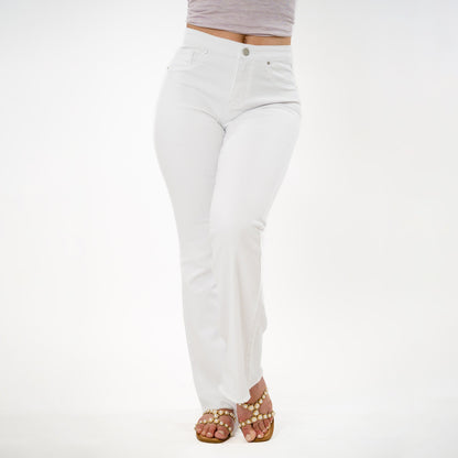 Raw Hem Cropped Bootcut