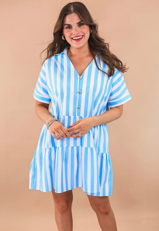 Blue Sunny Shores Dress