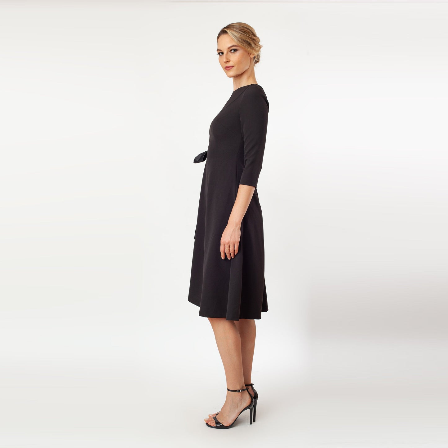 T-Length Side Tie Dress