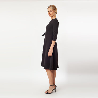 T-Length Side Tie Dress