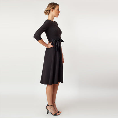T-Length Side Tie Dress