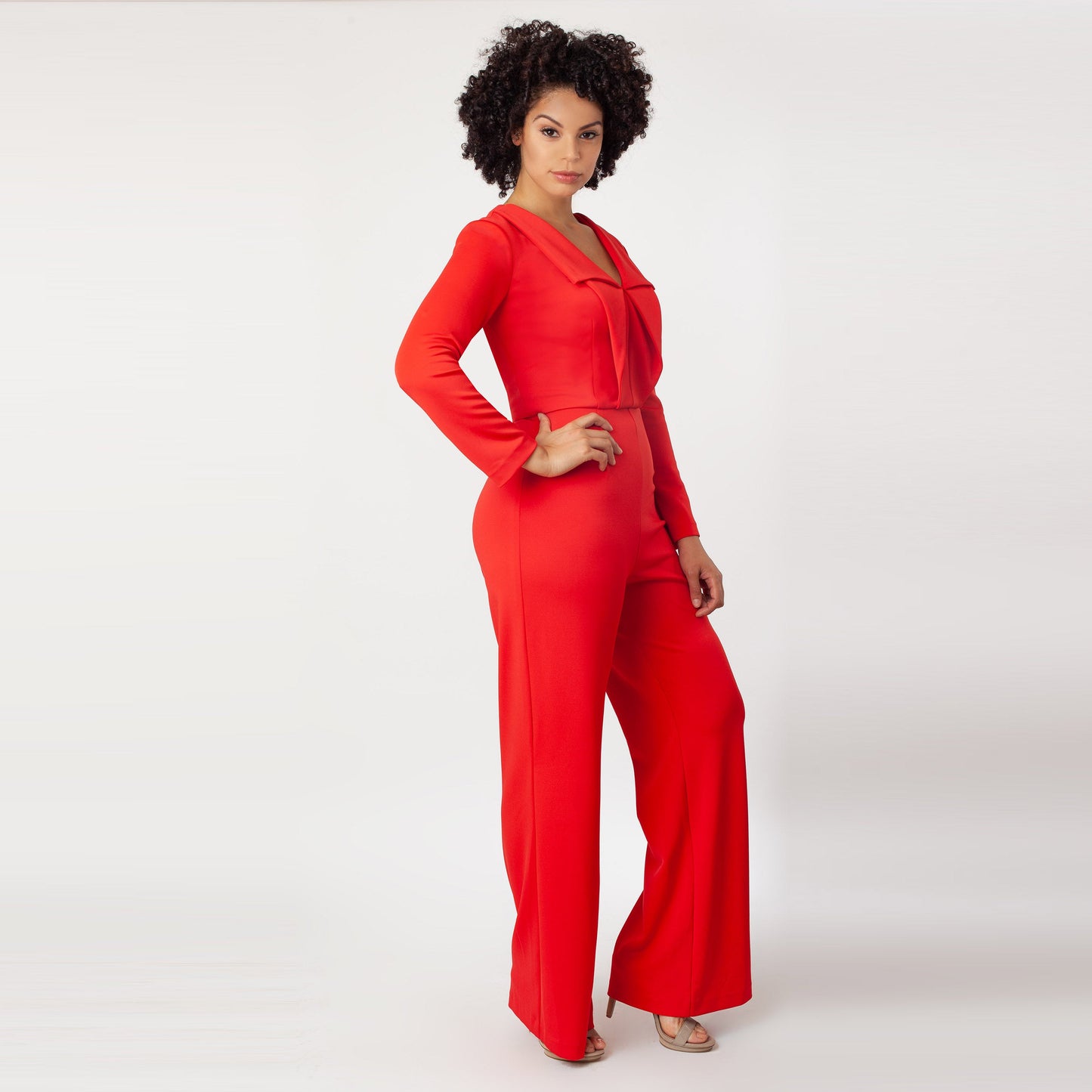 LS Origami Collar Jumpsuit