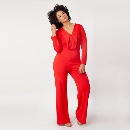 LS Origami Collar Jumpsuit